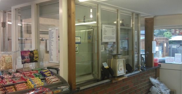 The Post Office inside Andover Patio Centre