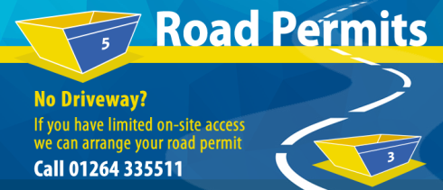 Skip hire road permits in Hampshire and Berkshire